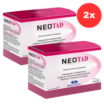 2x Biomedica Foscama NEO TAD 20x2g sachets | Reduced L-Glutathione Setria®