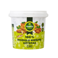 Healthy Choice Migdolų riešutų užtepas su gabaliukais, 1kg