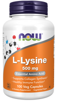NOW Foods L-Lysine - 500mg - 100 vcaps