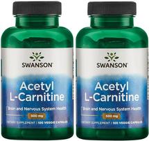 2x Swanson Acetyl L-Carnitine 500 mg 100 caps