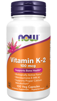 NOW Foods Vitamin K-2 (MK-4) 100mcg 100 kaps.
