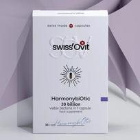 Swiss'Ovit® Gerosios bakterijos HarmonybiOtic 20 billion, 30 kapsulių