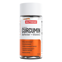 NUTREND Curcumin + Bioperine + Vitamin D, 60kaps
