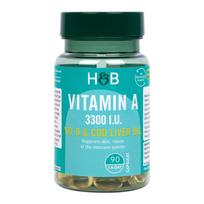 Holland & Barrett Vitamin A, 3300 IU - 90 caps