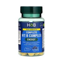 Holland & Barrett High Strength Complete Vit B Complex – 120 tabletės