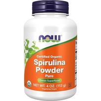 NOW®Ekologiški Spirulinos milteliai 113 g (4 oz)