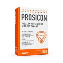 ICONFIT Prosicon – prostatos ir šlapimo takų funkcijai palaikyti, 30 kapsulių