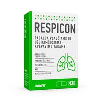 Iconfit Respicon Plauciams ir kvepavimo takams 30 kaps.