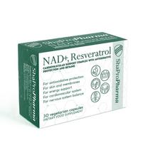 Shapropharma NAD+, Resveratrol and Betaine Complex – 30 vegetariškų kapsulių