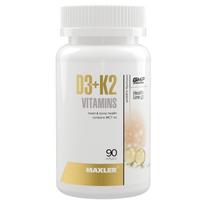 Maxler D3 + K2 (MK-7) Vitamins (90 softgels)
