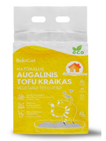 Kraikas katėms TOFU augalinis, New home kvapo 6L / 2,5Kg.