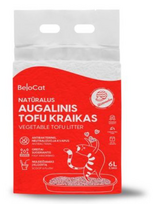 Kraikas katėms TOFU augalinis, arbūzų kvapo 6L / 2,5Kg.