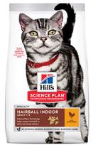 Sausas kačių maistas Hill's Science Plan Feline Adult Hairball Indoor, vištiena, 10 kg