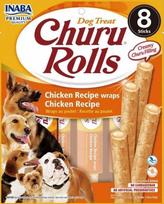 Skanėstas šunims Inaba Foods Churu Rolls Chicken, vištiena, 0.012 kg, 8 vnt.