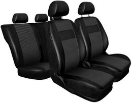 Automobilio sėdynių užvalkalas Autodekor Exclusive E2, juoda sp./pilka sp., 9 vnt.