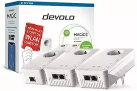 Maršrutizatorius Devolo Ag devolo Magic 2 WiFi ac Next Multiroom Kit 2400Mbit, Powerline+WLAN, 5x LAN, Mesh