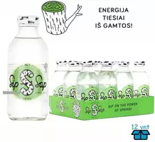 Natūrali beržų sula. Gryna. SIP SAP, 330 ml x 12 vnt
