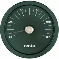 Home4You Pirties termometras RENTO Juodas, D15x2cm