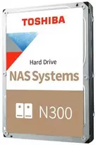 TOSHIBA N300 NAS INTERNAL HDD 8TB SATA 3.5INCH 7200RPM 512MB BULK