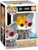 FUNKO POP! Vinilinė figūrėlė: Sonic - Tails as Cyborg, 9.5 cm