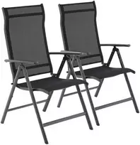 Songmics Sodo kėdė, 56x70x106 cm, juoda