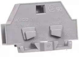 Wago 261-301 2 laidų jungtis 2,5 mm2 pilka su varžtiniu tvirtinimu 261-301 /50 vnt./