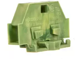 Wago 261-307 Dviejų laidų jungtis 2,5 mm2 geltona-žalia su varžtiniu tvirtinimu 261-307 /50 vnt./