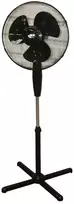 Ventiliatorius Besk Grīdas ventilators 40.64cm, 40W, 3 ātrumi, juodas