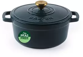 Salter BW13771GR Chester 3.4L Cast Iron Puodas Puodas 24 cm, Žalias