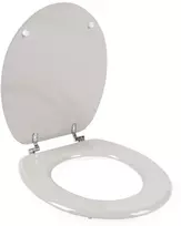 Beldray LA032355PGRY medinė klozeto sėdynė, Baltas