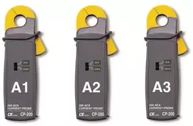 Srovės zondų komplektas Lutron CP-200 (A1 / A2 / A3)