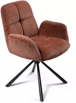 Valgomojo kėdė Christy / Judy 500, Ruda (konjako) (sukama bazė)
