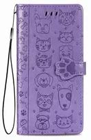 Reach Dėklas Cat-Dog Samsung A155 A15 4G/A156 A15 5G violetinis