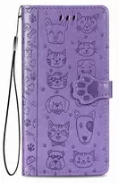 Reach Dėklas Cat-Dog Samsung A546 A54 5G violetinis