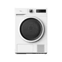 Džiovyklė Midea Dryer Machine | MD110H80/W-HR | Energy efficiency class E | Front loading | 8kg | Heat pump | LED | Gylis 60 cm | Baltas