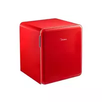 Midea Šaldytuvas | MDRD86SLE32 | Energy efficiency class E | Free standing | Larder | Height 50 cm | Šaldytuvas net capacity 47 L | 41 dB | Raudona
