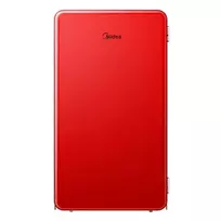 Midea Šaldytuvas | MDRD142SLE32 | Energy efficiency class E | Free standing | Larder | Height 83.5 cm | Šaldytuvas net capacity 93 L | 41 dB | Raudona