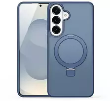 Dėklas Dux Ducis Yind Magnetic Stand Samsung S942 S26 tamsiai mėlynas