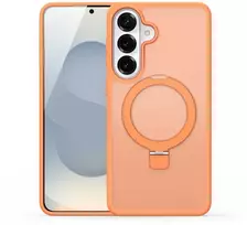 Dėklas Dux Ducis Yind Magnetic Stand Samsung S947 S26 Plus oranžinis