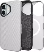 Dėklas Perfectionists Triangle Mag Case Apple iPhone 11 sidabrinis