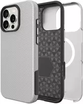 Dėklas Perfectionists Triangle Mag Case Apple iPhone 17 Pro sidabrinis