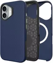 Dėklas Perfectionists Triangle Mag Case Apple iPhone 16 Plus tamsiai mėlynas