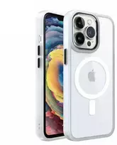 Reach Dėklas Premium Mag Cover Apple iPhone 15 Plus baltas