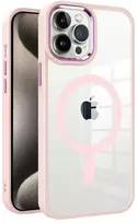 Reach Dėklas Premium Mag Cover Apple iPhone 15 Plus rožinis