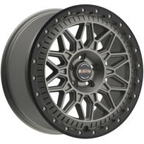R17x8.5J 5X127 ET37 CB-71.6 Matt Titanium Black Lip