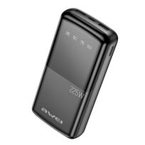I&scaron;orinė baterija Power Bank Awei P13K PD20W/QC22.5W 20000mAh juoda