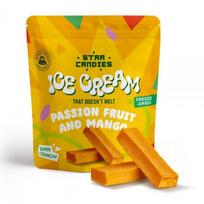STAR CANDIES šaltyje džiovinti ledai PASSION FRUIT AND MANGO, pasiflorų ir mangų skonio, 16 g