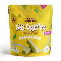 STAR CANDIES šaltyje džiovinti ledai PISTACHIO, pistacijų skonio, 16 g