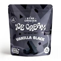 STAR CANDIES šaltyje džiovinti ledai VANILLA BLACK, vanilės skonio, 16 g
