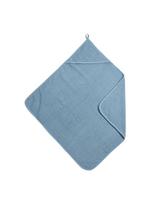 Frotinis rankšluostis kūdikiui popcorn, 75x75cm, Meyco Baby (Jeans blue)